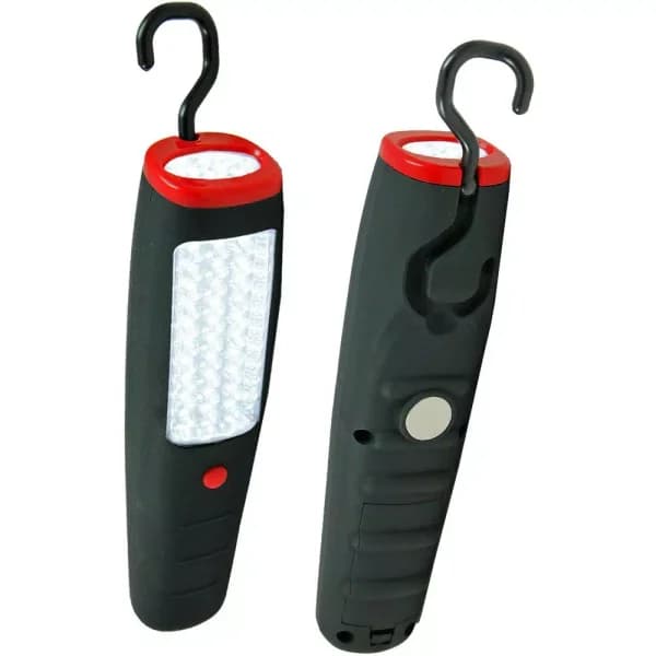 Blazing LEDz 37 LED Dual Worklight and Flashlight 2-Pack, Magnetic with Swivel Hook