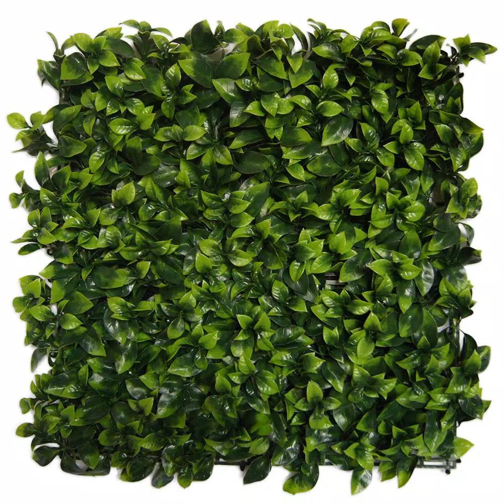 GreenSmart Decor Greens Mart Dekor Artificial Cancun Wall Panel, 19.68 in. x 19.68 in. (Set of 4)