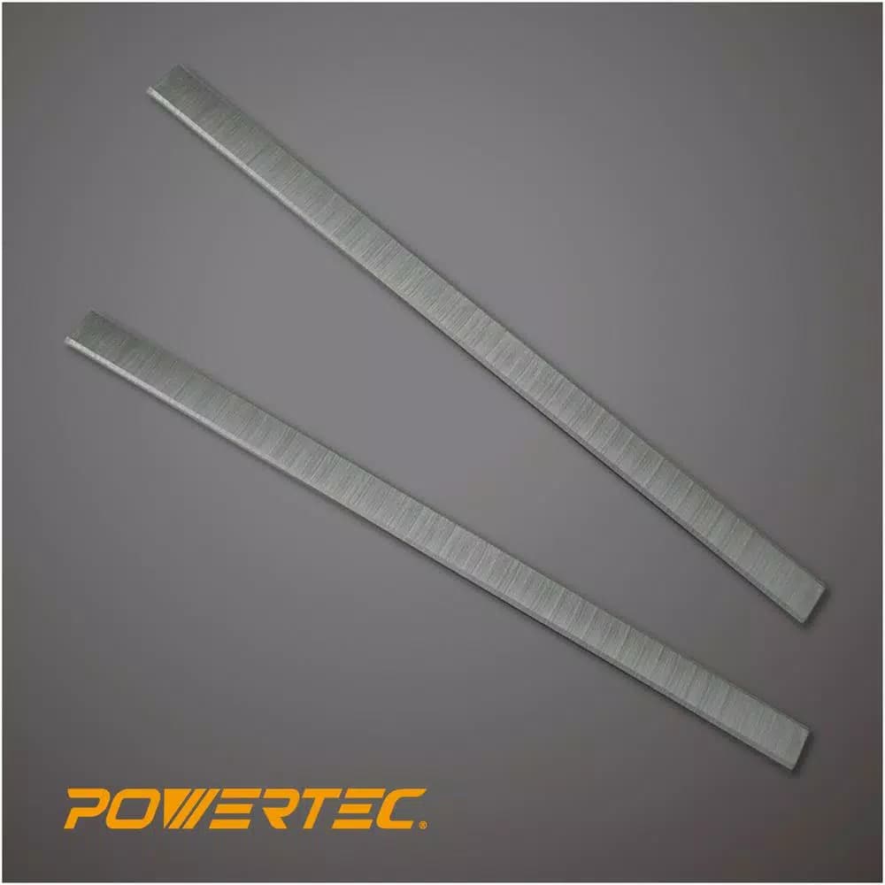 POWERTEC 12 in. High Speed Steel Planer Knives for Delta 22-540 and 22-547 (Set of 2)