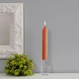 ROOT CANDLES 9 in. Timberline Collenette Rust Taper Candles, Beeswax Enriched, Box of 4 thumbnail 1