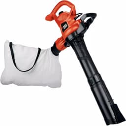BLACK+DECKER 12-Amp Corded Electric 3-in-1 Handheld Leaf Blower, Vacuum, and Mulcher, 230 MPH, 385 CFM thumbnail 1