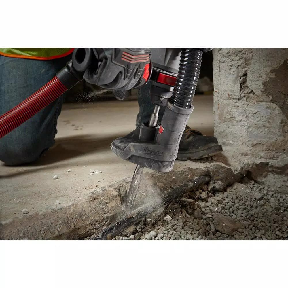 Milwaukee SDS-Plus SLEDGE 3/4 in. x 10 in. Flat Chisel, High-Grade Forged Steel