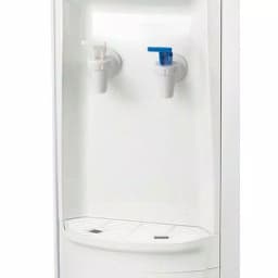 Vitapur Top Loading Floor Standing Water Cooler Dispenser, Cold & Room Temperature, White thumbnail 3