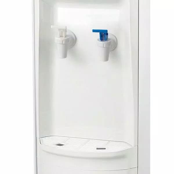 Vitapur Top Loading Floor Standing Water Cooler Dispenser, Cold & Room Temperature, White