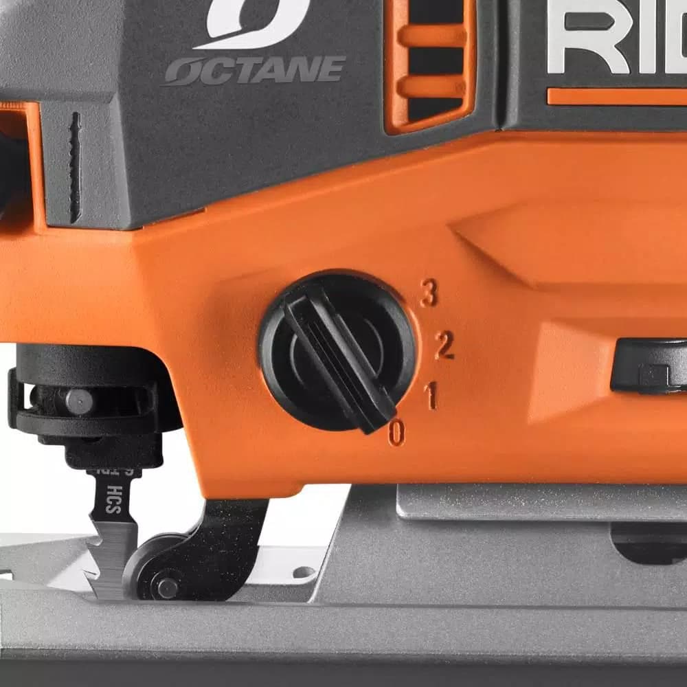 RIDGID 18V OCTANE Cordless Brushless Jig Saw, Tool Only