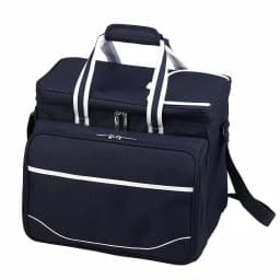 Unbranded Picnic at Ascot Deluxe Picnic Cooler Set for 4 - Bold Navy thumbnail 2