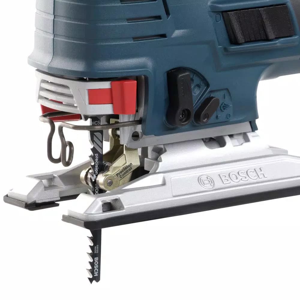Bosch JS572EBK 7.2 Amp Corded Variable Speed Barrel-Grip Jigsaw Kit with Case and Assorted Blades