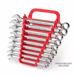 TEKTON 5 in. 9-Tool Store-and-Go Wrench Rack Keeper, Red thumbnail 5
