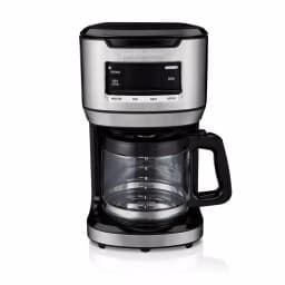 Hamilton Beach 14-Cup Programmable Drip Coffee Maker with Front-Fill Design, Black thumbnail 1