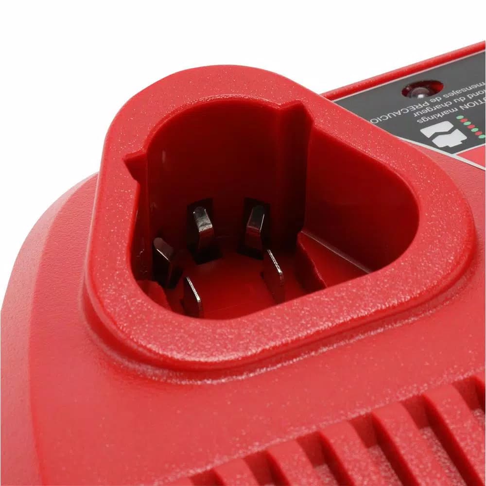 Milwaukee M12 12V Lithium-Ion Cordless 1/4 in. Right Angle Hex Impact Driver Kit with 1.5Ah Battery, Charger & Case