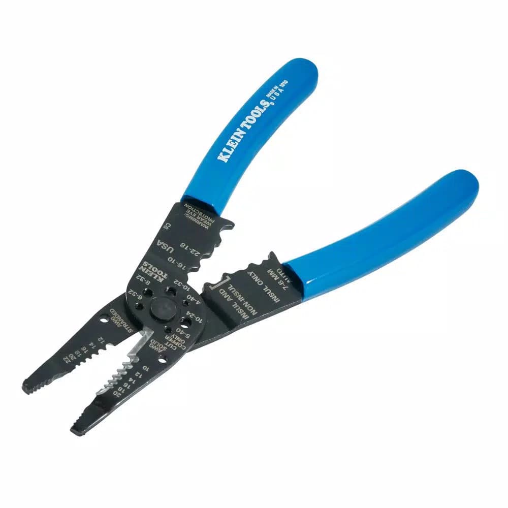 Klein Tools 8-1/4 in. Long Nose Wire Stripper and Multi-Tool for 10-22 AWG Wire