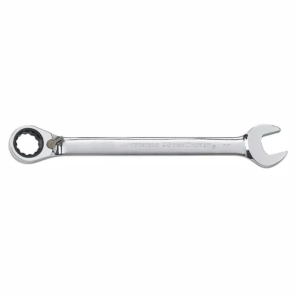 GEARWRENCH 21 mm Reversible Combination Ratcheting Wrench, 12-Point Steel