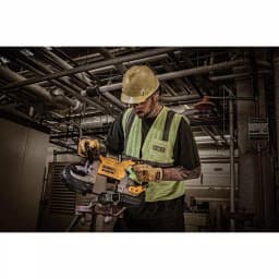 DEWALT 20V MAX XR Cordless Brushless Deep Cut Band Saw & 4-1/2 in. Grinder Kit with 5.0Ah Battery and Charger thumbnail 12