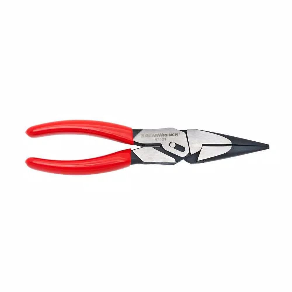 GearWrench 8 in. PivotForce Long Nose Cutting Compound Action Pliers