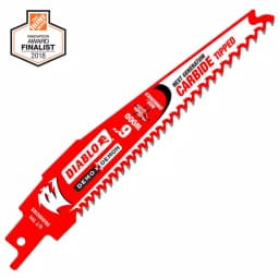 Diablo Demo Demon 6 in. Carbide-Tipped Reciprocating Saw Blade, 6/9 TPI for Nail-Embedded Wood thumbnail 5