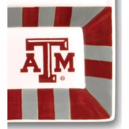 Magnolia Lane Texas A&M NCAA Officially Licensed 4-Section Ceramic Tailgating Serving Platter thumbnail 2