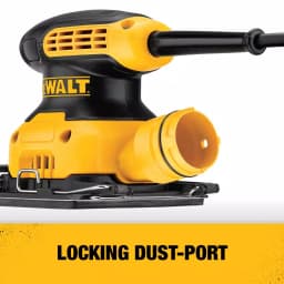 DEWALT DWE6411K 1/4 Sheet Palm Grip Corded Finishing Sander Kit with Contractor Bag thumbnail 5