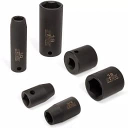Stark 44-Piece 3/8 in. Drive Impact Socket Set with Shallow and Deep SAE & Metric Sockets thumbnail 4