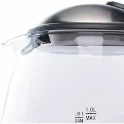 Brentwood Appliances KT-1910BK 1 Liter Cordless Glass Electric Kettle, 4.2-Cup, Black thumbnail 7
