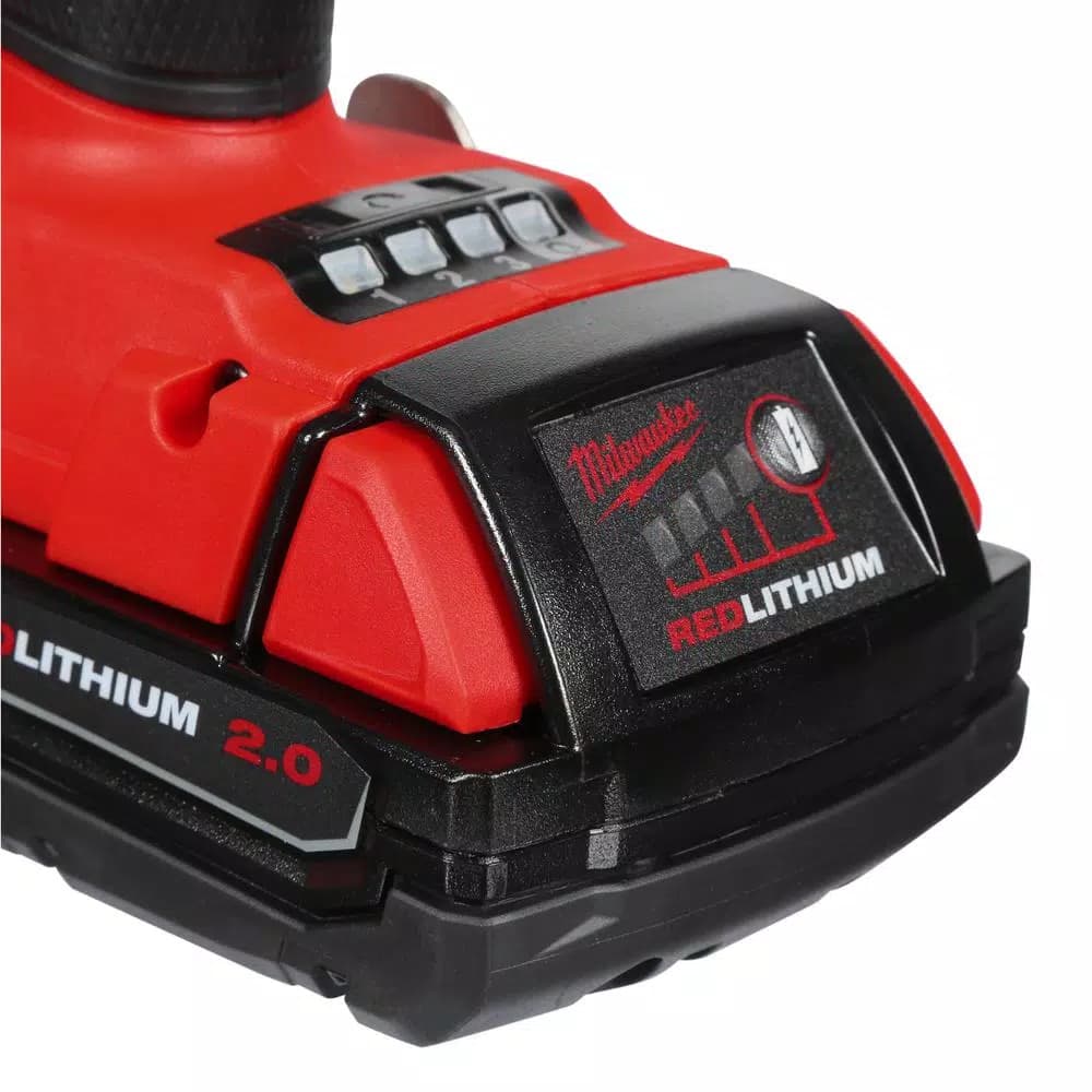 Milwaukee M18 FUEL 3/8 in. Compact Impact Wrench Kit w/ (2) 2.0 Ah Batteries & Charger