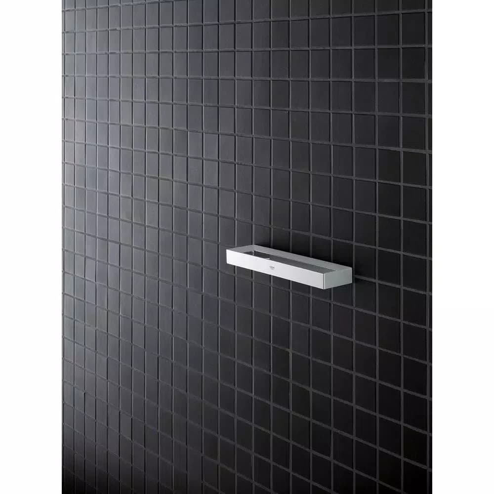 GROHE Selection Cube Towel Ring - StarLight Chrome Wall Mounted Hand Towel Holder