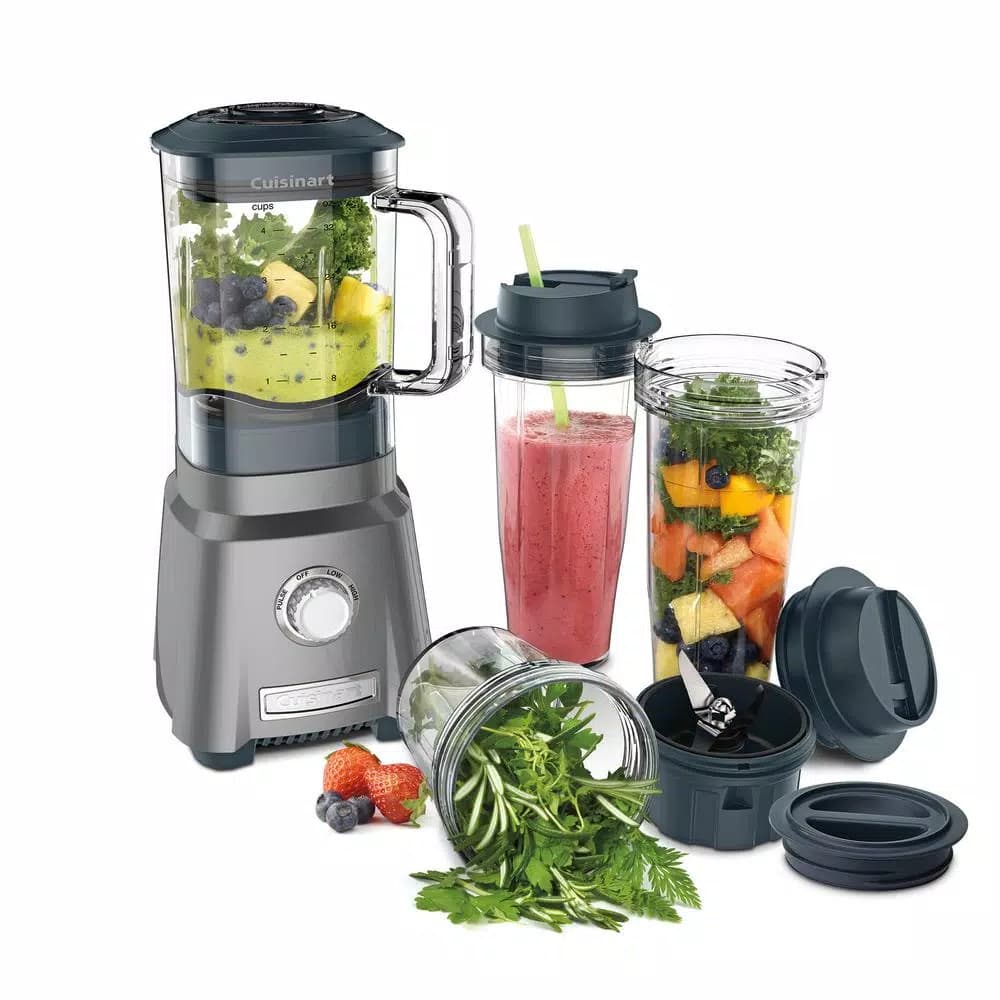 Cuisinart Hurricane 32 oz. Compact Juicing Blender, 3-Speed, Brushed Chrome