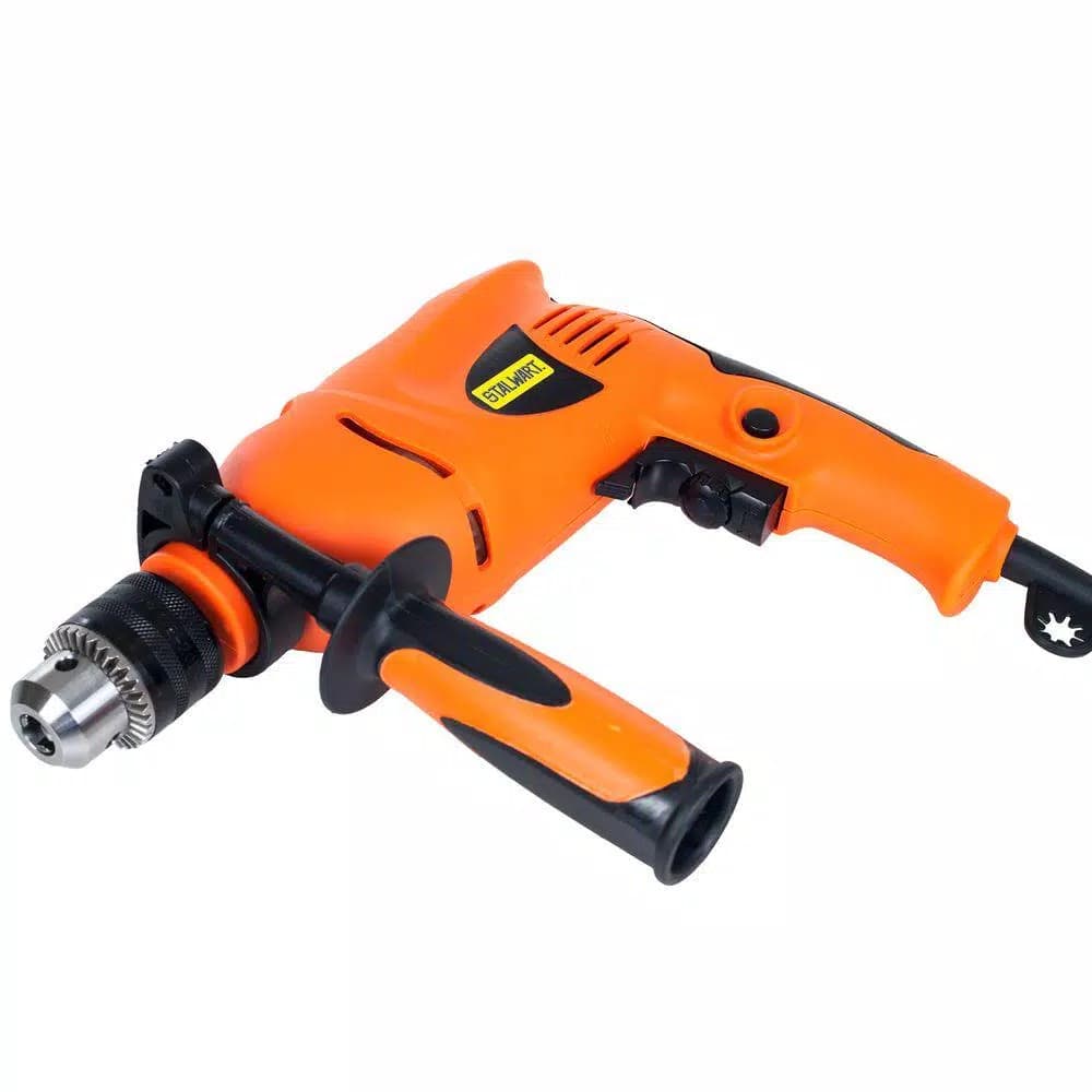 Stalwart 1/2 in. 550W Corded Hammer Drill/Driver with 360° Pistol Grip Side Handle