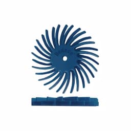 Dedeco Sunburst 7/8 in. Dual Radial Discs, 400-Grit Fine Arbor Rotary Cleaning and Polishing Tool, 48-Pack thumbnail 1