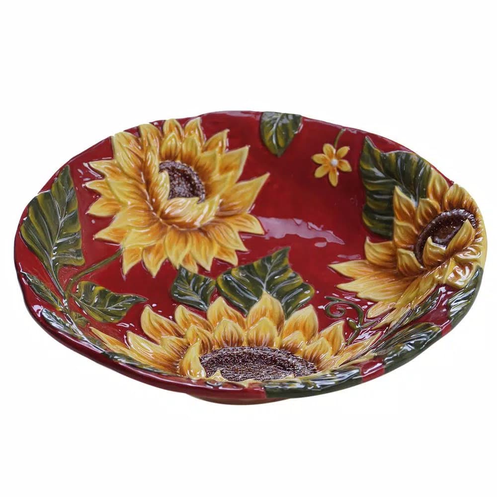 Certified International Sunset Sunflower 96 oz. Ceramic Serving Bowl