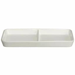 Unbranded CreativeWare Island Breeze 3-Tier Buffet Server Set with Ceramic Platters and Water Hyacinth Basket thumbnail 5