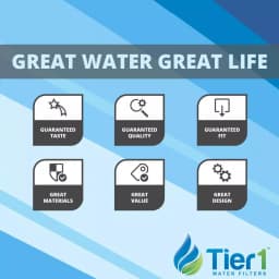 Tier1 Essential Series 48,000 Grain High Efficiency Digital Water Softener - Black thumbnail 6