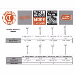 Crescent 24 in. Adjustable Wrench with Hex Jaw Design thumbnail 2