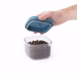 BergHOFF Leo 4-Piece Vacuum Food Container Set, Airtight & Stackable Storage Containers, Blue thumbnail 3