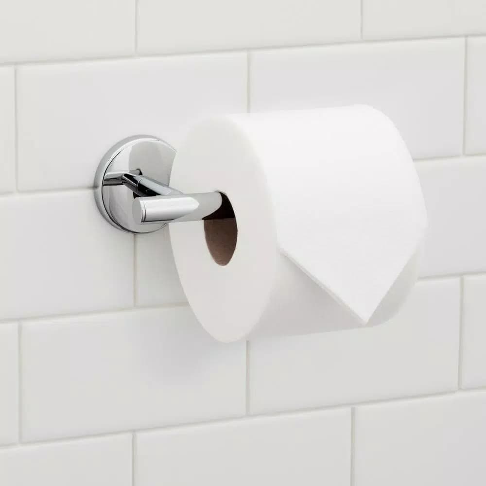 Glacier Bay Dorset Single Post Toilet Paper Holder, Chrome