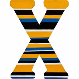 Jeff McWilliams Designs 23 in. Oversized Unfinished Wood Letter X - Industrial Style Wall Decor thumbnail 2