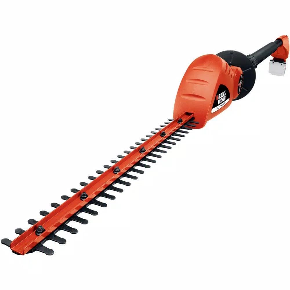 BLACK+DECKER 20V MAX Cordless Pole Hedge Trimmer with 1.5 Ah Battery and Charger