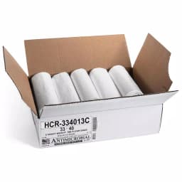 Unbranded HCR 33 Gallon Clear High Density Trash Bags, 0.42 mil, 500 Count thumbnail 2