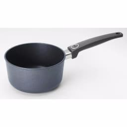 WOLL Diamond LITE 2.2 qt. Cast Aluminum Nonstick Sauce Pan with Glass Lid, Induction Ready, Gray thumbnail 2