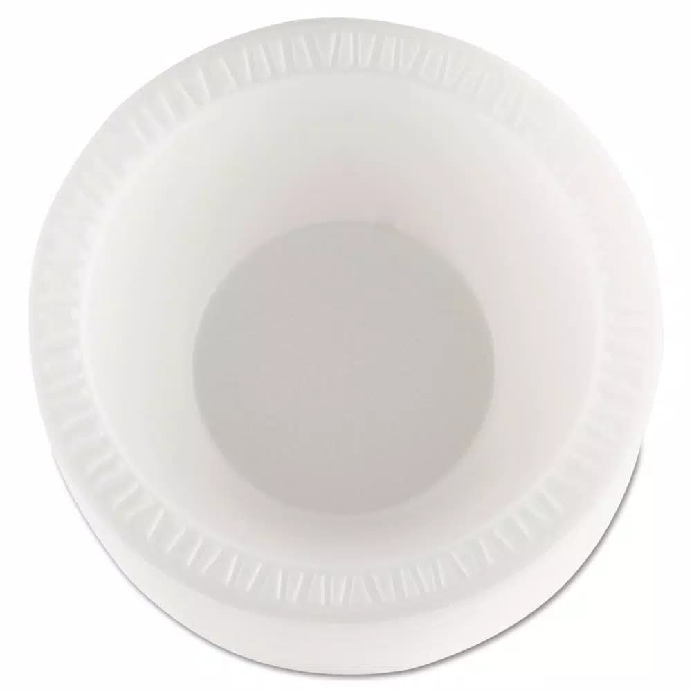 DART Concorde 10 oz. White Foam Bowls, Non-Laminated, 1000 Count