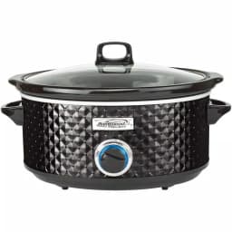 Brentwood Appliances 7 Qt. Black Slow Cooker with Removable Ceramic Pot and Tempered Glass Lid thumbnail 1