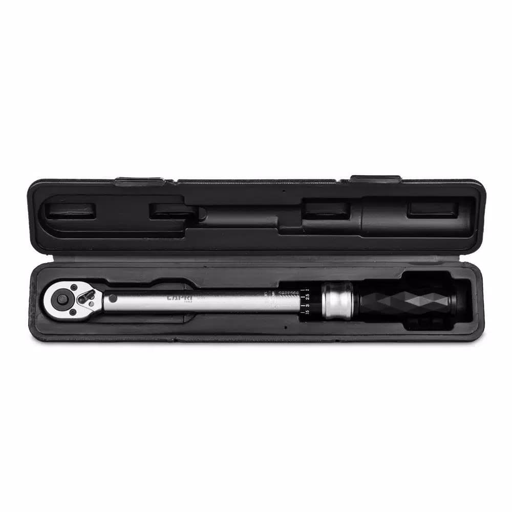 Capri Tools Diamond Series 3/8 in. Drive Ergonomic Torque Wrench, 10-80 ft. lbs.