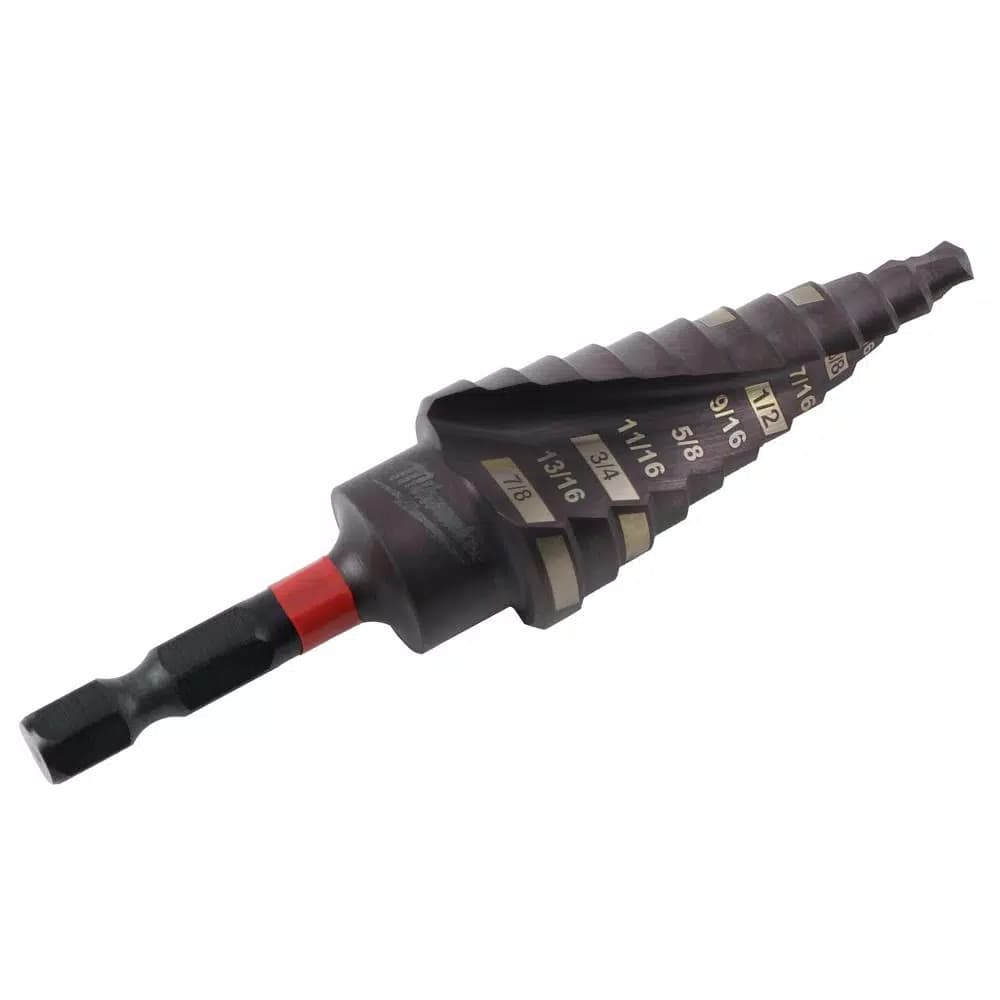 Milwaukee SHOCKWAVE 3/16 in. x 7/8 in. #4 Impact Duty Titanium Step Bit