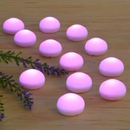 LUMABASE Pink Floating Blimp LED Lights, Waterproof Battery Operated Decorative Lights (12-Count) thumbnail 3