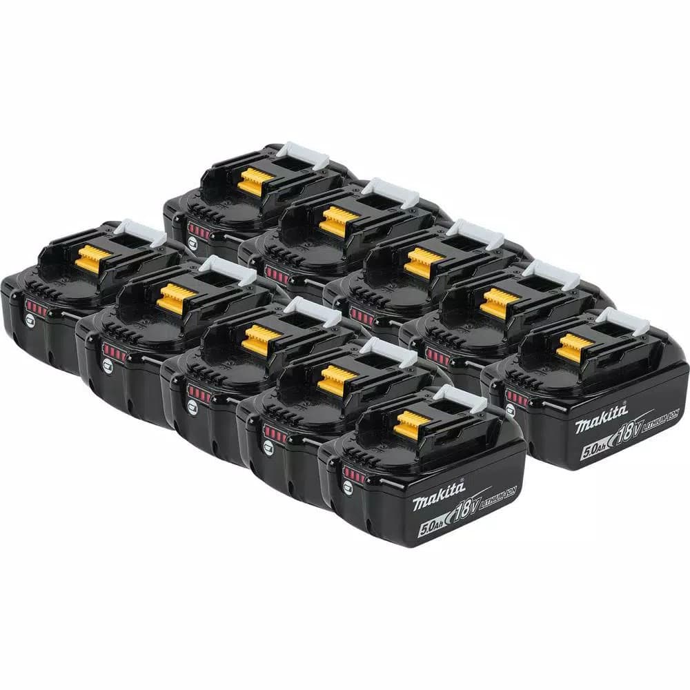 Makita 18V LXT Lithium-Ion 5.0Ah Battery 10-Pack