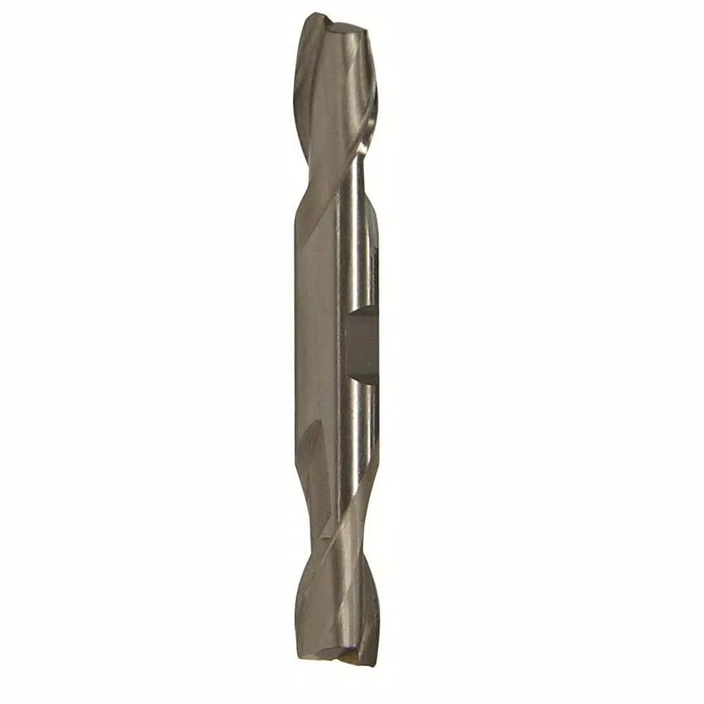 Drill America 1/8 in. x 3/8 in. Shank High Speed Steel 2-Flute Double End Mill Specialty Bit
