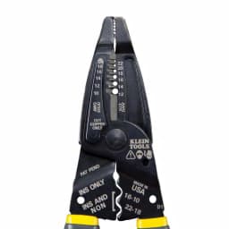 Klein Tools 7 in. Long Nose Wire Stripper and Cutter, 10-20 AWG Solid & 12-22 AWG Stranded, Multi-Tool Crimper thumbnail 7