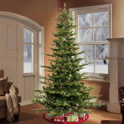 Puleo International 7.5 ft. Aspen Fir Artificial Christmas Tree with 700 Warm White Lights thumbnail 2