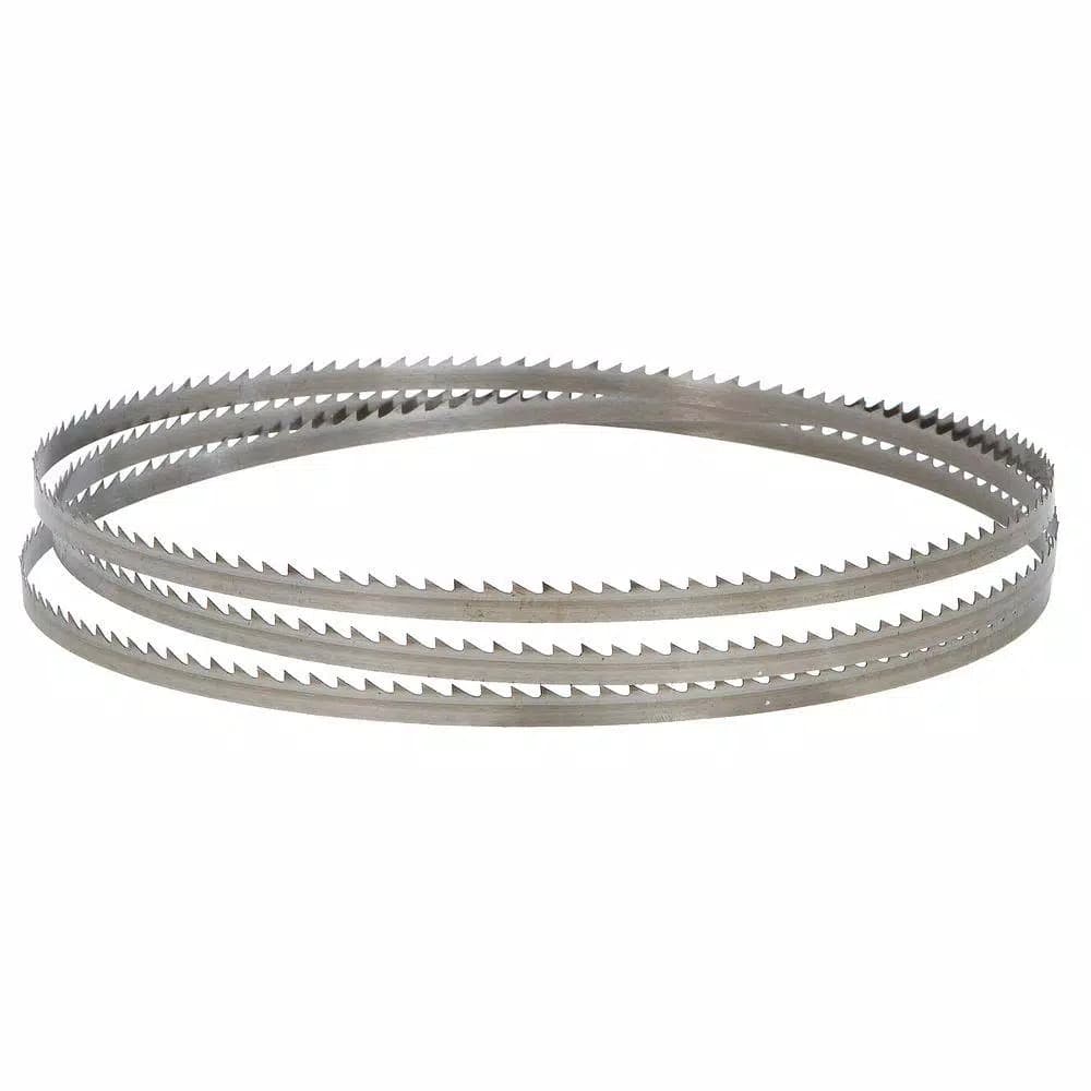 Vermont American 59.5 in. x 1/4 in. 6 TPI High Carbon Steel Band Saw Blade for Wood