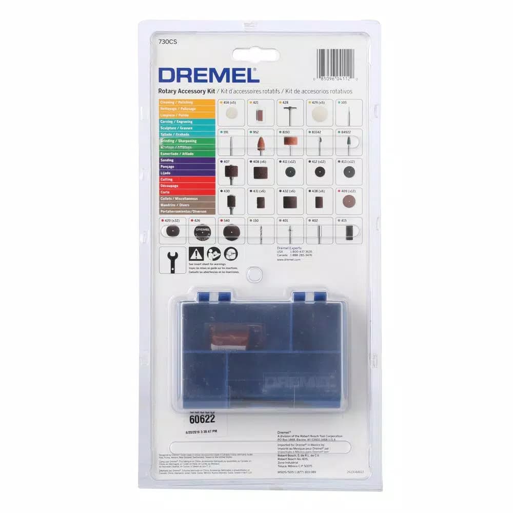 Dremel 130-Piece Rotary Tool All-Purpose Accessory Kit with Storage Case