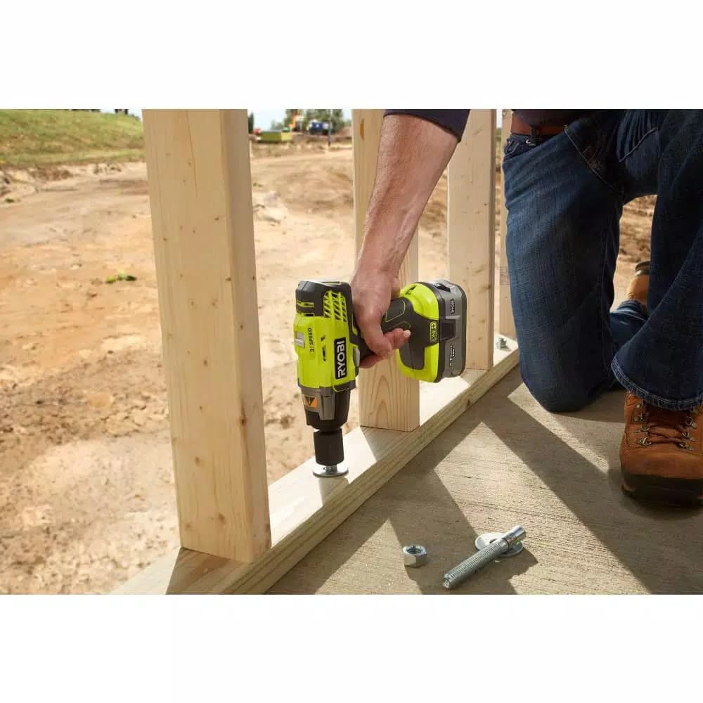 RYOBI 18V ONE+ 1/2 in. Cordless 3-Speed Impact Wrench (Tool Only)